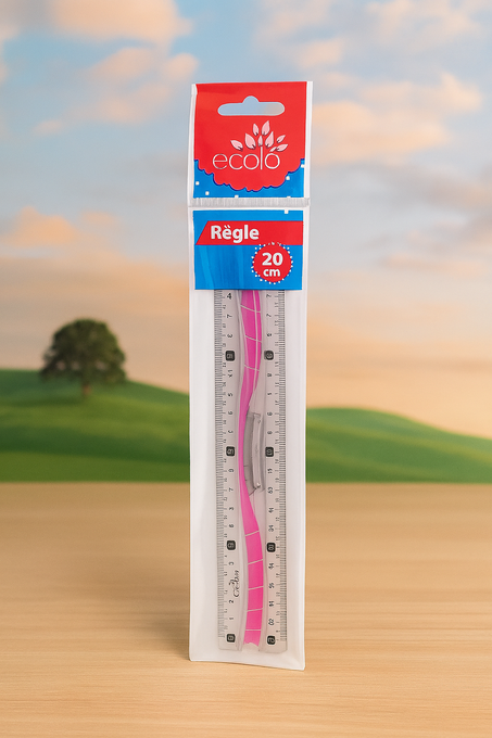 📏 Règle Ecolo – 20 cm