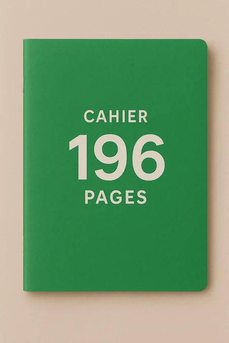Cahier Petit Format 196 pages GF