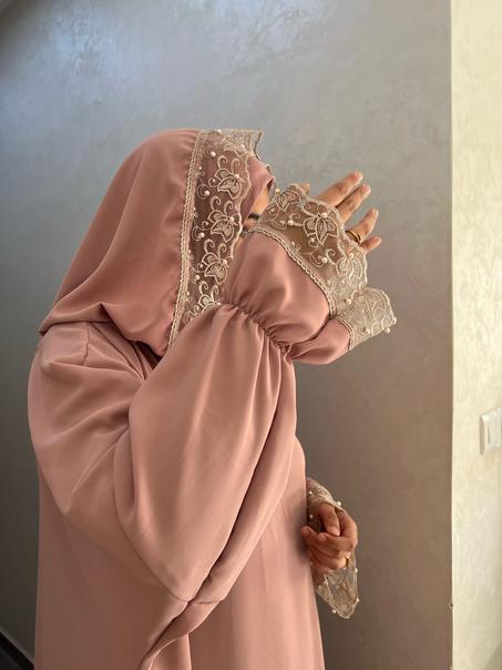 Abaya Ramadan Pink