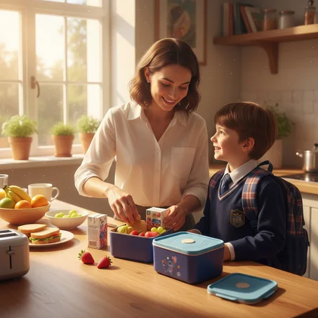 حافظة الطعام للأطفال 3 طبقات