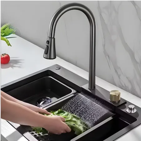 Évier de cuisine multifonction