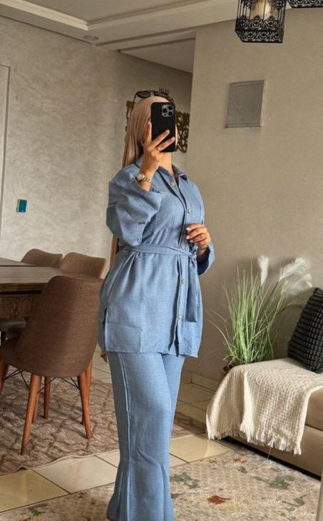 طقم  أنثوي بلمسة فاخرة - تصميم ناعم ومتوازن يناسب كل لحظة