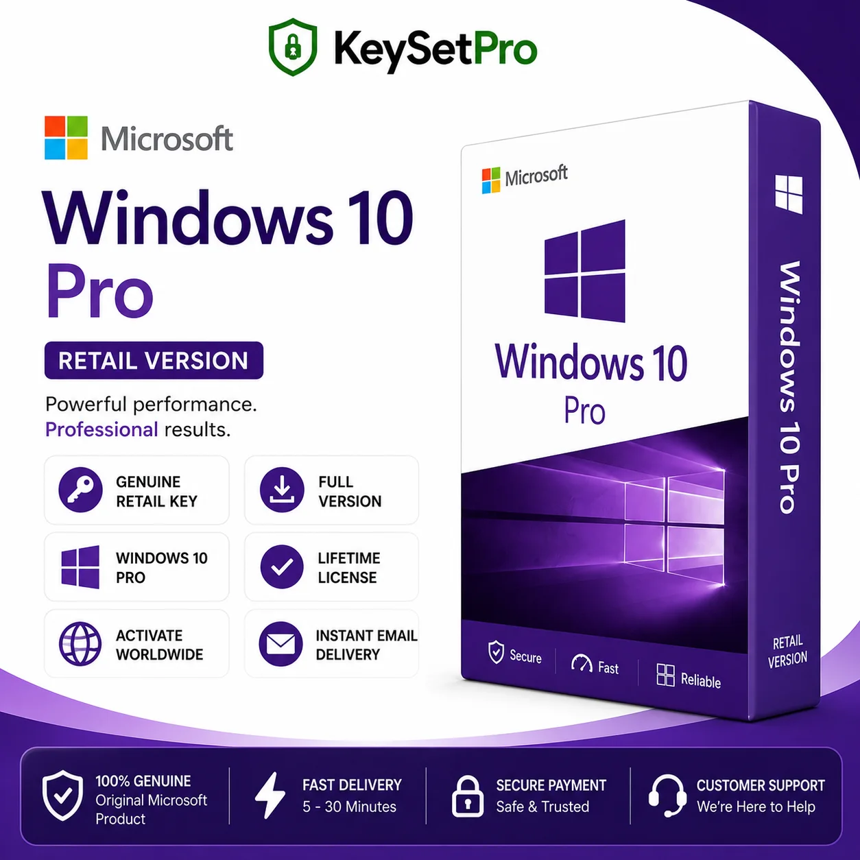 Microsoft Windows 10 Pro (Retail)
