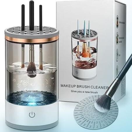 آلة تنظيف فرش المكياج الكهربائية