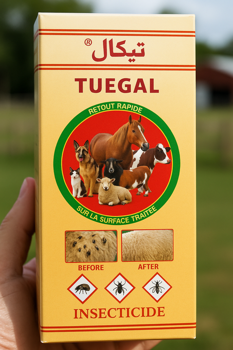 TUEGAL – مبيد طفيليات قوي وسريع لحماية حيواناتك