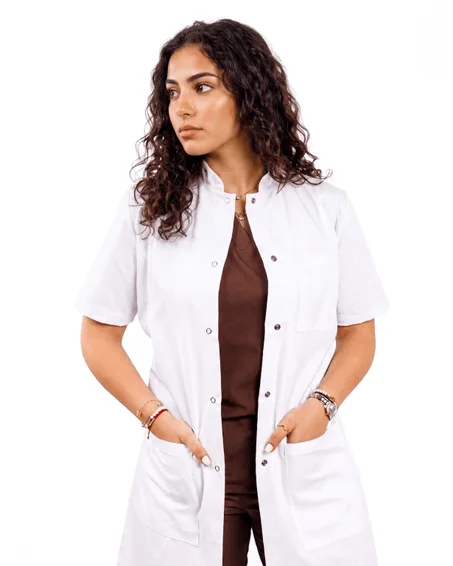 BLOUSE FEMME MANCHES COURTES