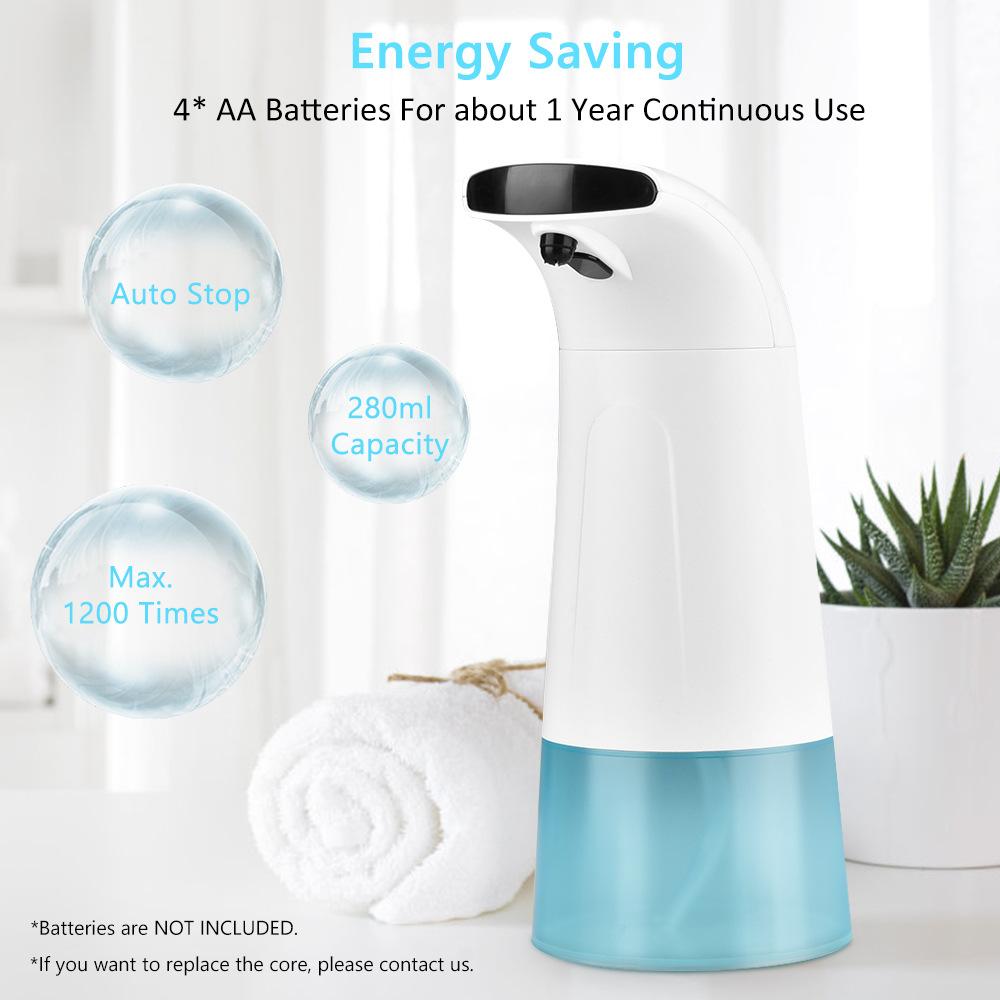 distributeur automatique de savon liquide et de désinfectant à capteur