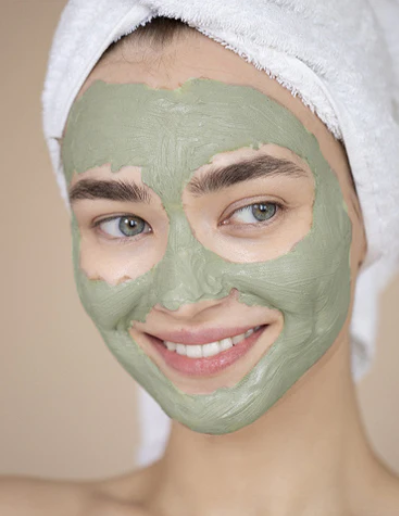 Avec Green Mask™ votre visage brillera de vitalité