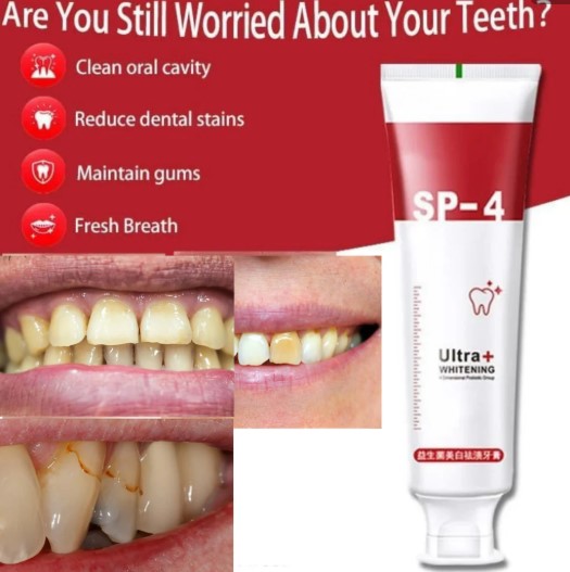 Dentifrice probiotique pour blanchir, éclaircir et éliminer les taches des dents