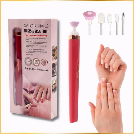أظافر مثالية في دقائق  طقم مانيكير كهربائي قابل للشحن