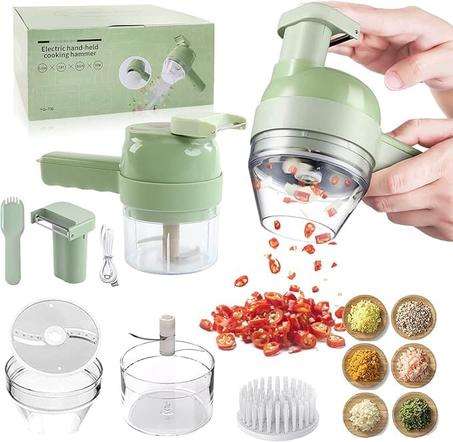 🥗 قطاعة الطعام الكهربائية المحمولة – راحتك في المطبخ بين يديك