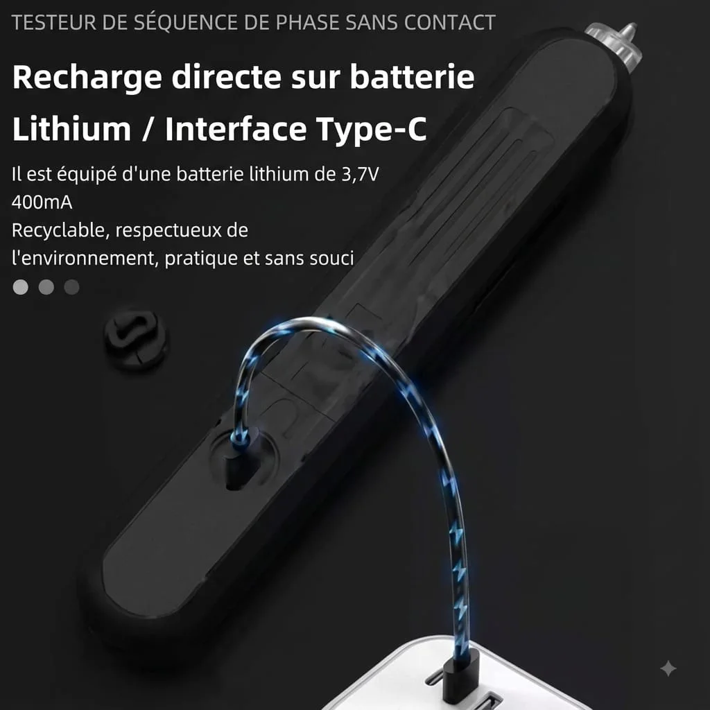 Testeur de tension et NCV 2-en-1