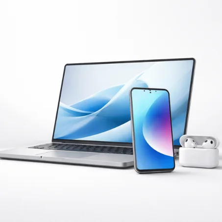 الهواتف والحاسوب