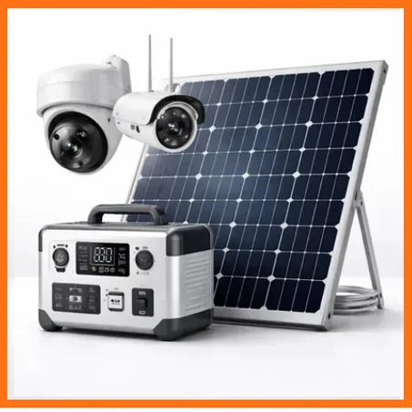 الكاميرات والطاقة الشمسية
