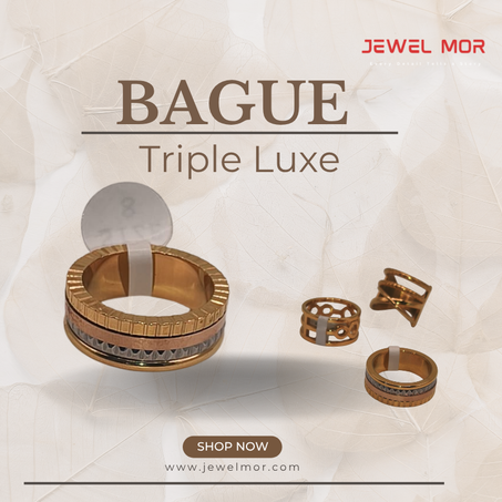 Bague Triple Luxe