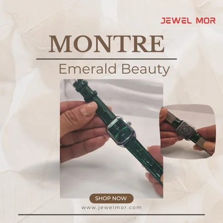 Montre Femme “Emerald Beauty – Style Rolex Vert”