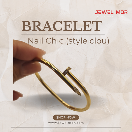 Bracelet Nail Chic (style clou)
