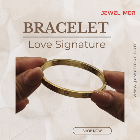 Bracelet Love Signature (style Cartier)