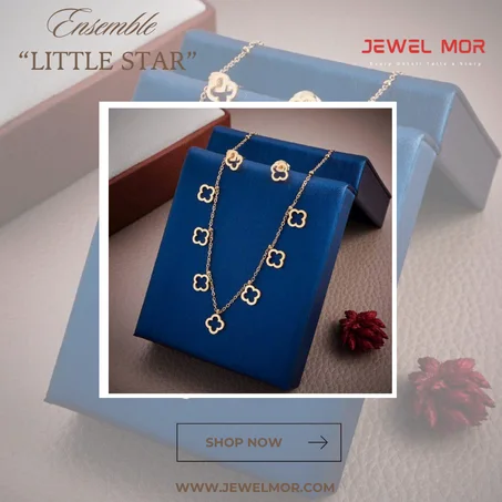 Set Collier & Mini Boucles “Little Star”