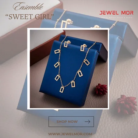 Set Collier & Mini Boucles “Sweet Girl”