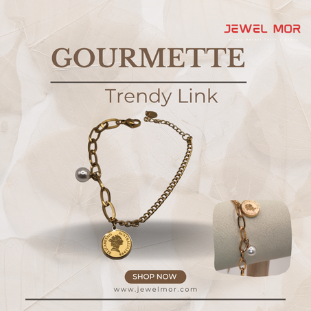 Gourmette Trendy Link – Maillons Modernes & Style Tendance