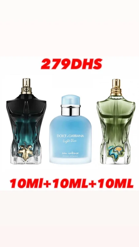 10ml jpg le beau le parf+10ml dg light blue +10ml jpg le beau paradise garden