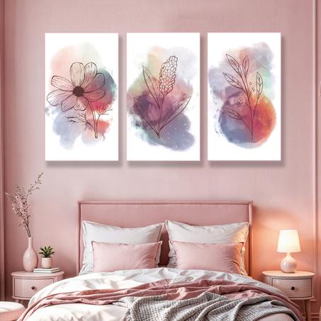 Décoration Murale Féminine – Énergie Positive en Rose 5