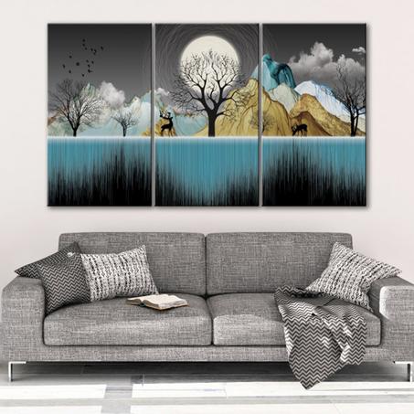 Tableau Moderne : Forêt Noire