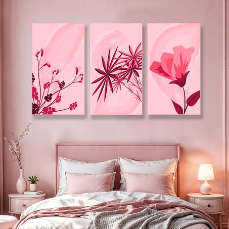 Décoration Murale Féminine – Énergie Positive en Rose 2