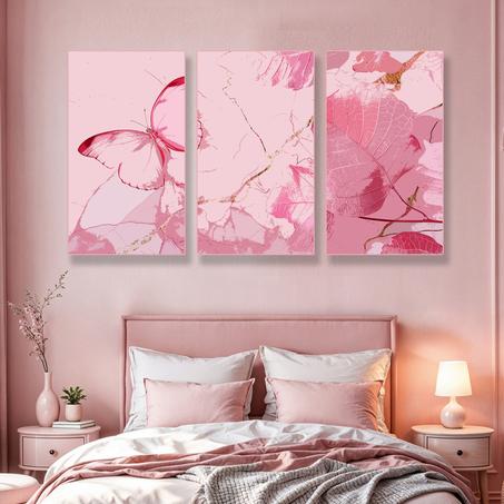 Décoration Murale Féminine – Énergie Positive en Rose 1