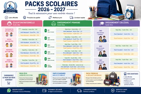 2026-2027  Packs scolaires