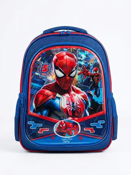 Cartable Spiderman Design 3D - Idéal pour l'École Maternelle & Primaire