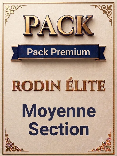 Pack Premium - Rodin Élite - MS