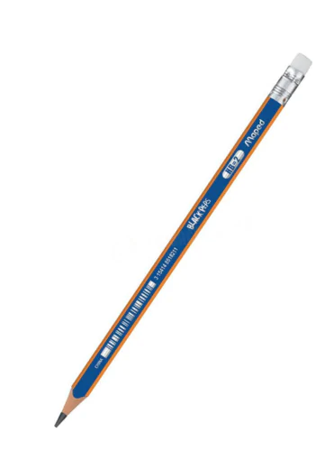 Crayon hb2 avec gomme MAPED