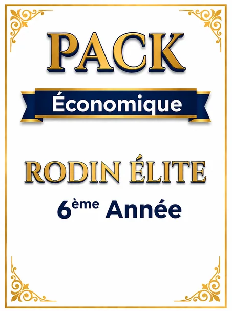 Pack Éco - Rodin Élite - 6ème Année