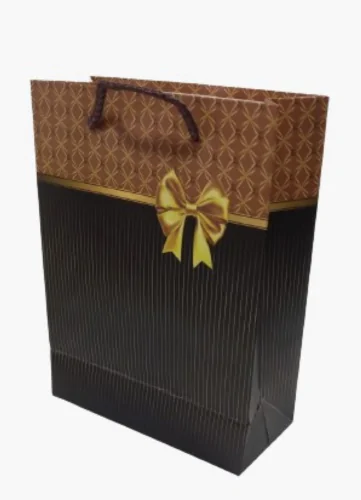 SAC POUR CADEAUX PETIT FORMAT MARON