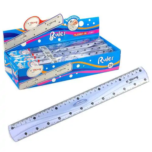 Règle à poignée en plastique Keyroad 20 cm (par PC)