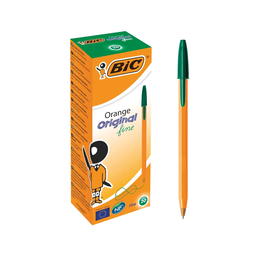 BIC – 20 STYLO-BILLE ORIGINAL FINE – VERT