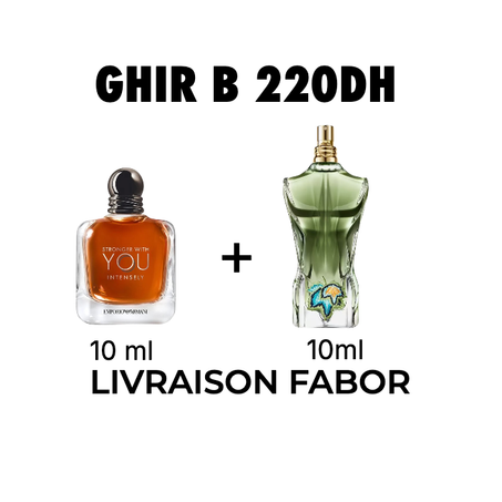 Pack de Jean Le Beau Paradise Garden et Stronger With You Intensely