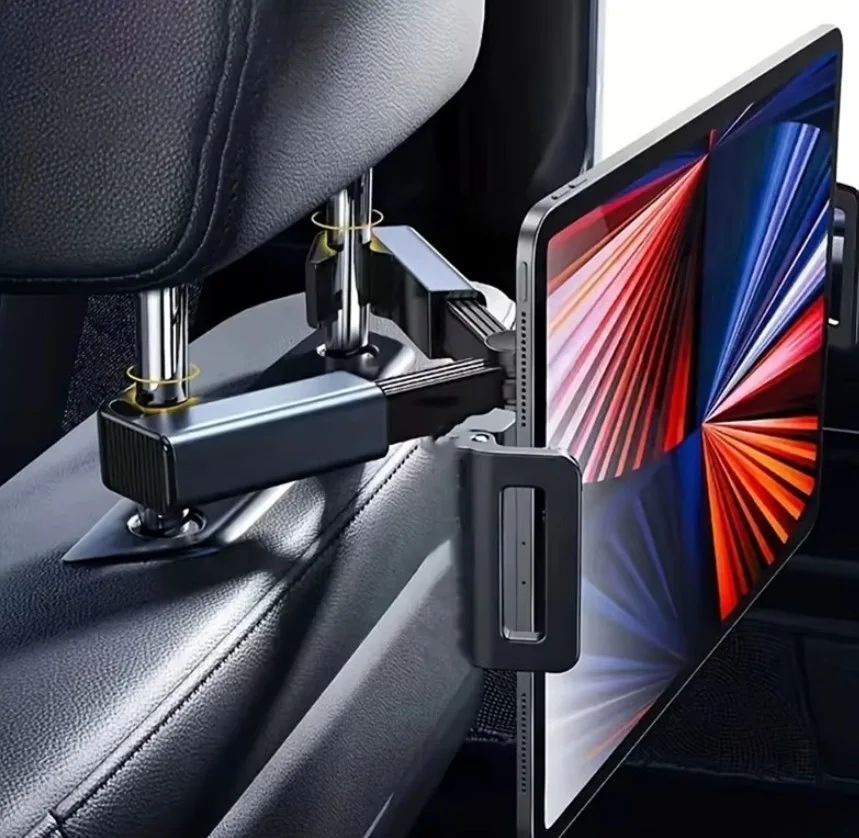 Car Headrest Tablet Mount / phone holder - حامل الجهاز اللوحي في مسند رأس السيارة