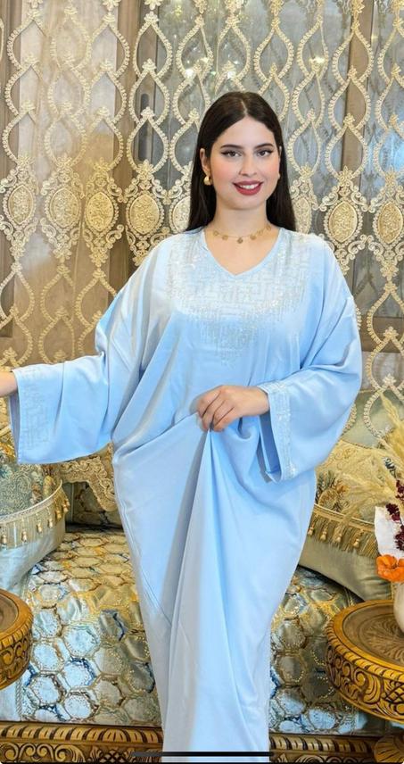 ✨ قفطان كريب روزا - أناقة لا مثيل لها! ✨