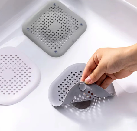 Filtre anti-blocage pour évier, baignoire, douche, sol, bouchon de vidange, bouchon déodorant en silicone pour cuisine