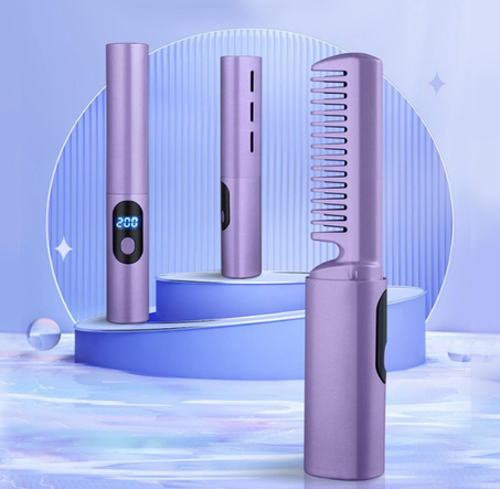 مشط شعر ذكي بدرجة حرارة قابلة للتعديل – للحصول على شعر ناعم ومثالي في دقائق