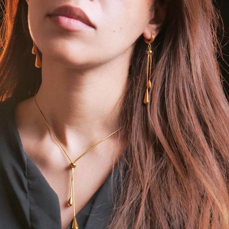 Parure Gouttelettes En acier inoxydable  ✨💎