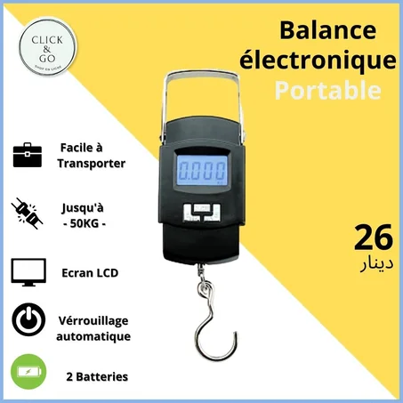Balance électronique portable