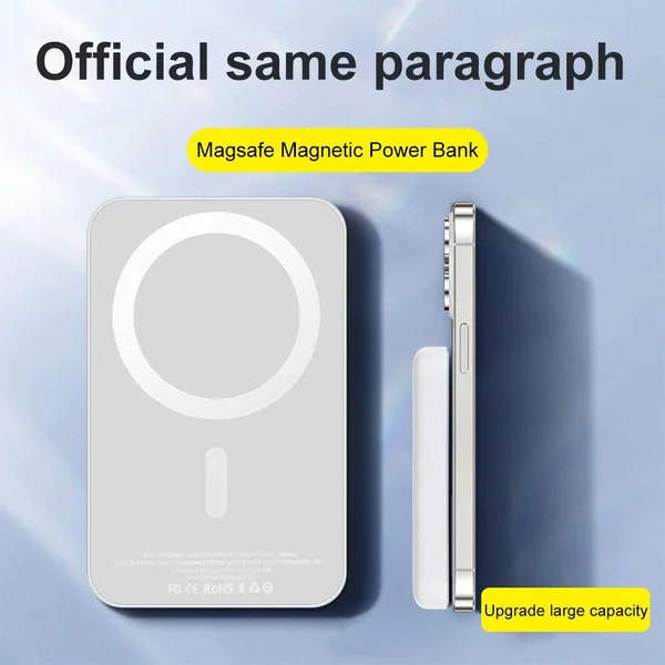 بطارية خارجية مغناطيسية للآيفون 5000mAh مع شحن MagSafe