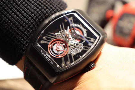 franck muller vanguard tourbillon red