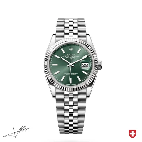 Rolex Datejust 36 green dial