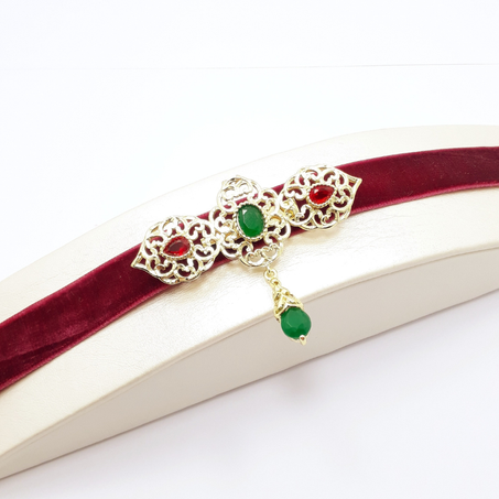 Ras de cou Beldi en velours