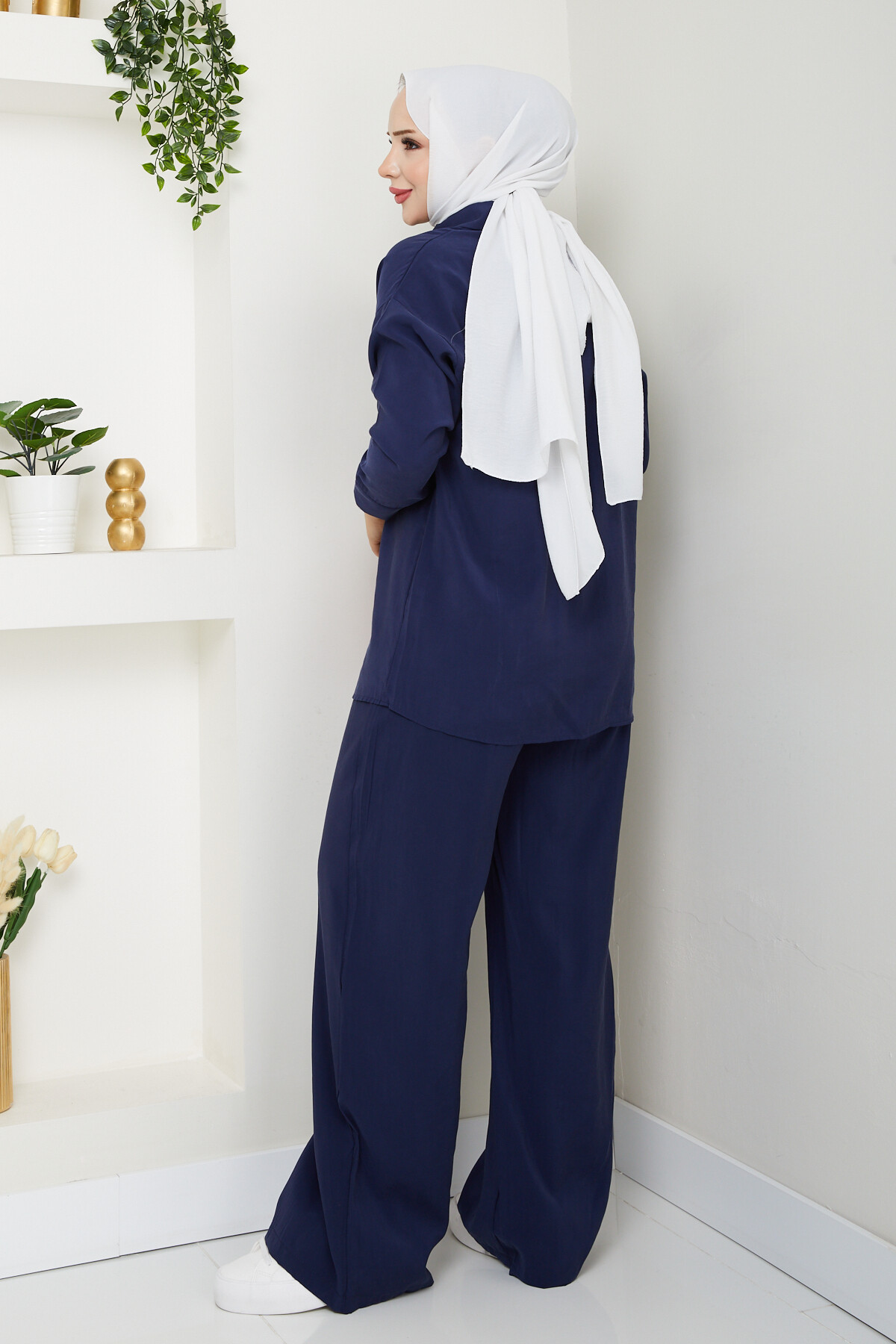Un ensemble turc doux et élégant, parfait pour vos journées
